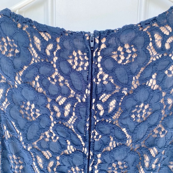 Blue Lace Dress- Size 3 - Picture 5 of 6